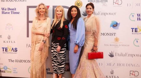 Humanitarian Sudha Reddy Felicitated At F4D’s First Ladies Luncheon