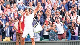 Roger Federer, Roger Federer News, Roger Federer curtain call, Carlos Alcaraz, Hubert Hurkacz, Grand Slam, Sport news, Indian Express