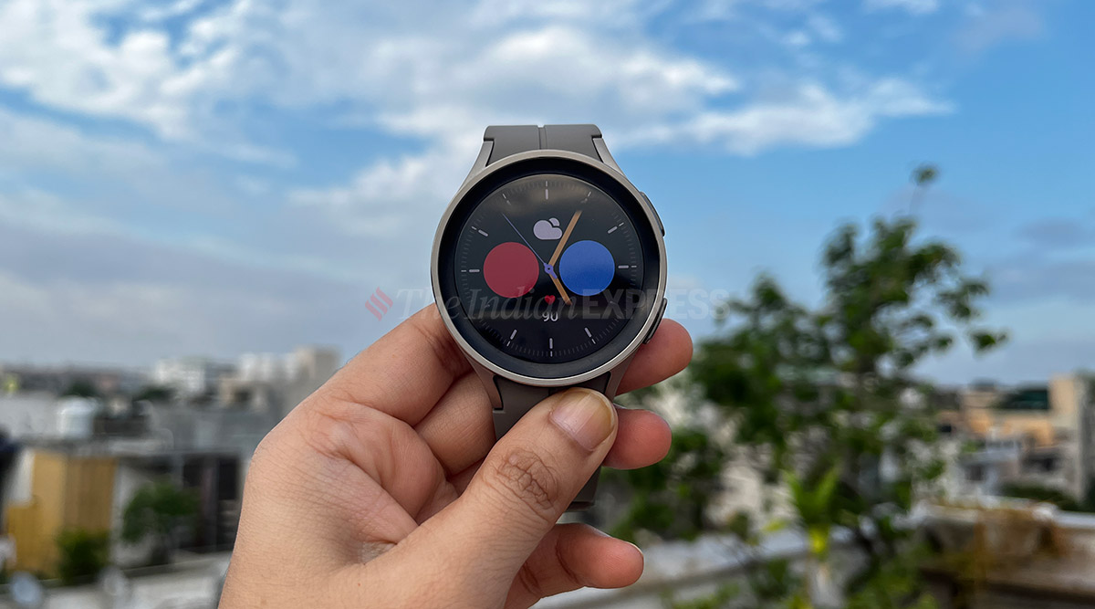 Samsung Galaxy Watch 5 Pro Review The New Premium Wearos Watch Technology News The Indian Express