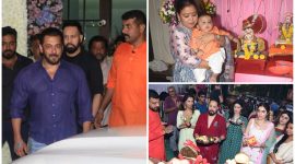 Ganpati Visarjan 2022 Salman Khan, Bharti Singh, Mika Singh bid Bappa goodbye