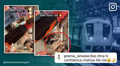 Delhi Metro dance, girl dance in Delhi metro, viral video, Delhi, dance challenge, trends, Instagram, viral, trending