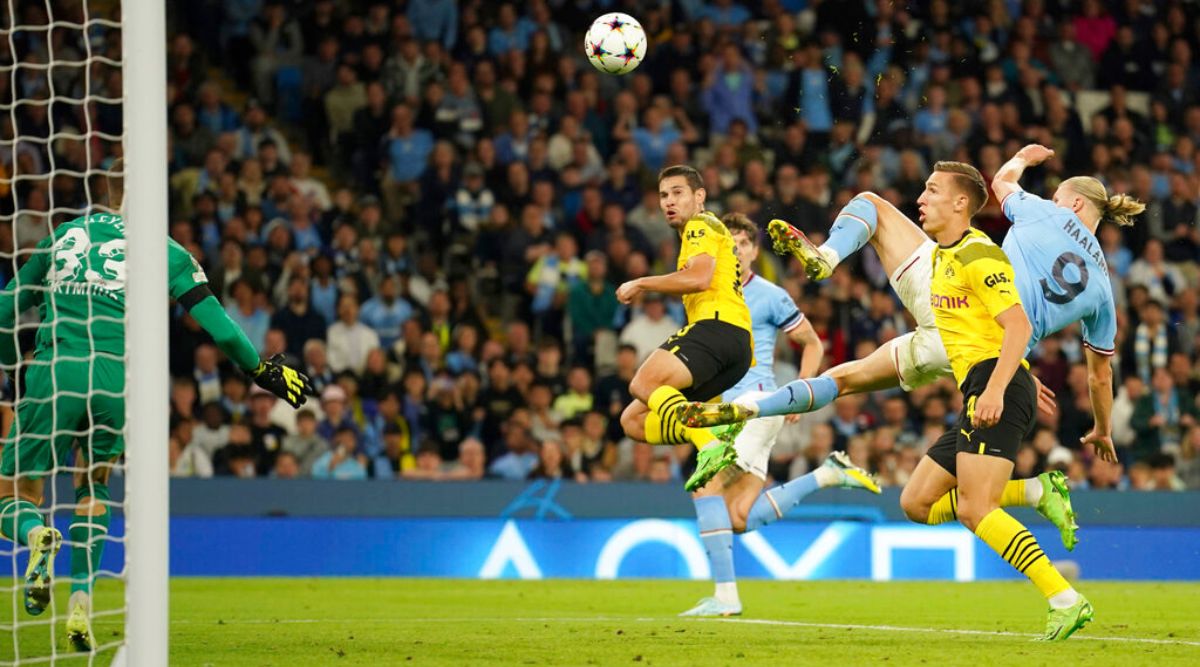 Man City vs Dortmund Highlights: Haaland scores as MCI beat DOR 2-1 in UEFA  Champions League | Sports News,The Indian Express