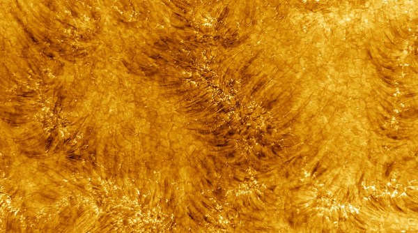 high resolution image of the sun's chromosphere