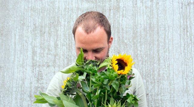The artist Dries Depoorter in Ghent, Belgium, on Sept. 20, 2022. Depoorter unearthed video footage of people working hard to capture the perfect shot for Instagram. It is a lesson in the artifice of social media and the ubiquity of surveillance. (Lauren Fleishman/The New York Times)