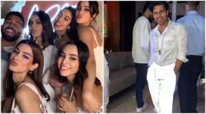 Janhvi Kapoor, Khushi Kapoor, Aaliyah Kashyap attend Akshat Rajan’s birthday party