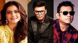 Kajol, Karan Johar and AR Rahman