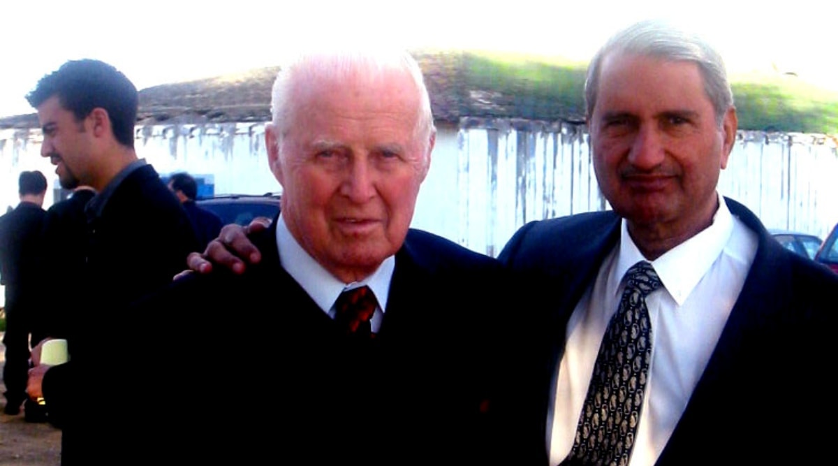 The men who fed the world: G.S. Khush with Norman Borlaug. (Express/Sourced)