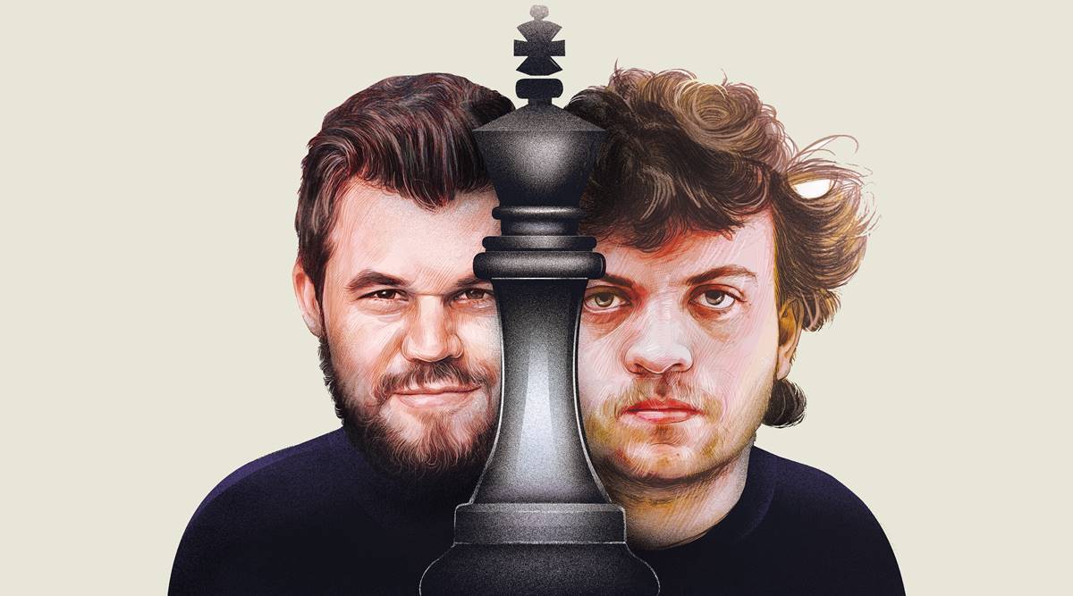 Magnus Carlsen vs Hans Niemann #chess #chesstok #chesstok #throwback