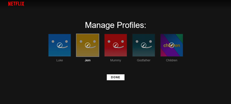 Manage Netflix Profiles