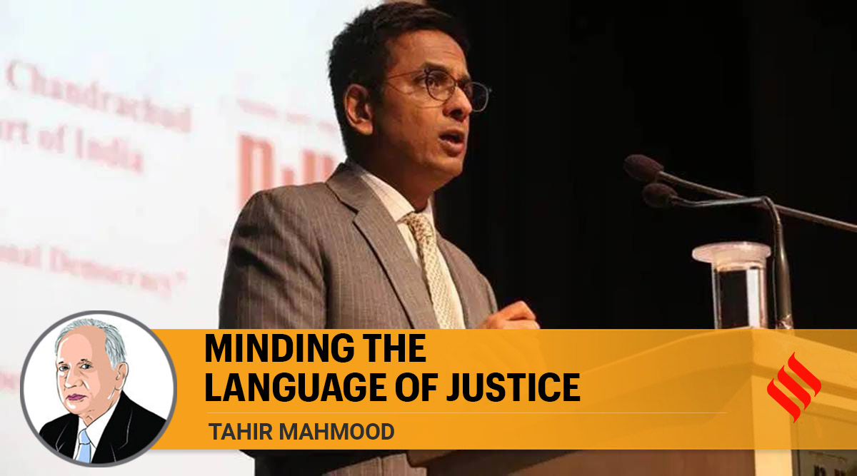 Tahir Mahmood writes | Minding the language of justice: Justice ...