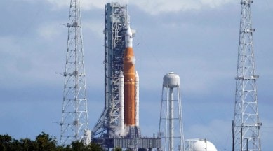 NASA moon rocket back in hangar, launch unlikely until Nov