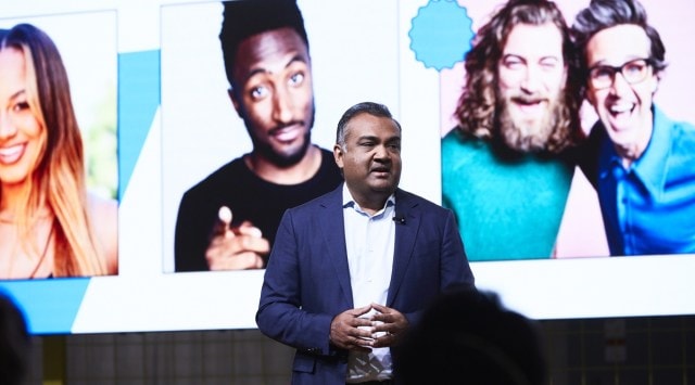 Neal Mohan, YouTube's Chief Product Officer, onstage at Made on YouTube Event in Los Angeles (Image credit: YouTube)