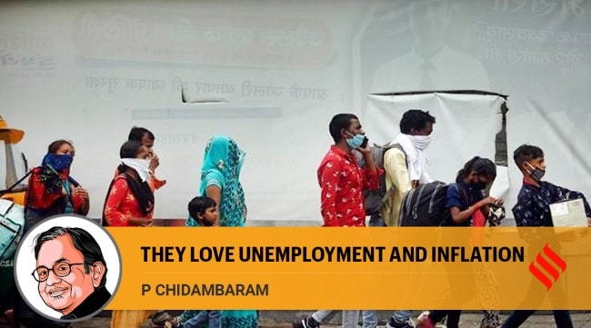 P Chidambaram writes: Government recruitment bodies and public sector enterprises love unemployment... Also, crime syndicates. (Express/File)
