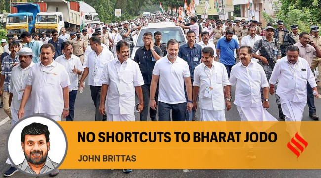 John Brittas writes: The purported aim of the yatra is to redeem the nation from BJP’s divisive politics.
