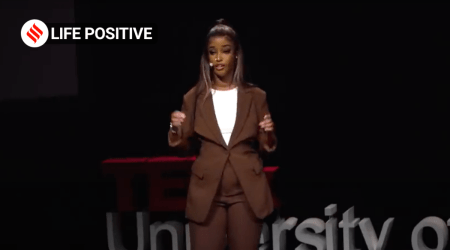 Nasra Ayub emphasises on how there needs to be a power shift, and more young people need to be given the opportunities to make decisions. 
(Source: TEDx Talks/Youtube)