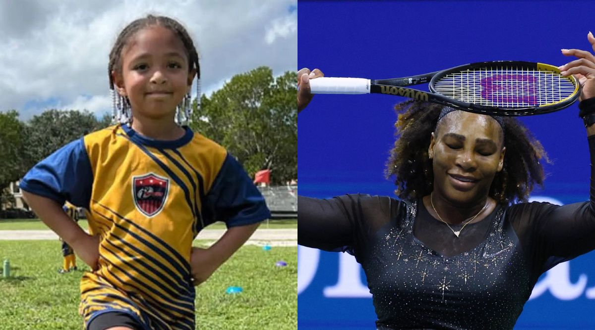 Serena Williams turns assistant coach at daughter's first practice