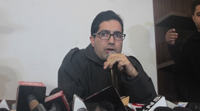 Faesal was among 23 pertitioners who had challenged the Centre’s decision to abrogate provisions of Article 370. (Express Photo by Shuaib Masoodi)
