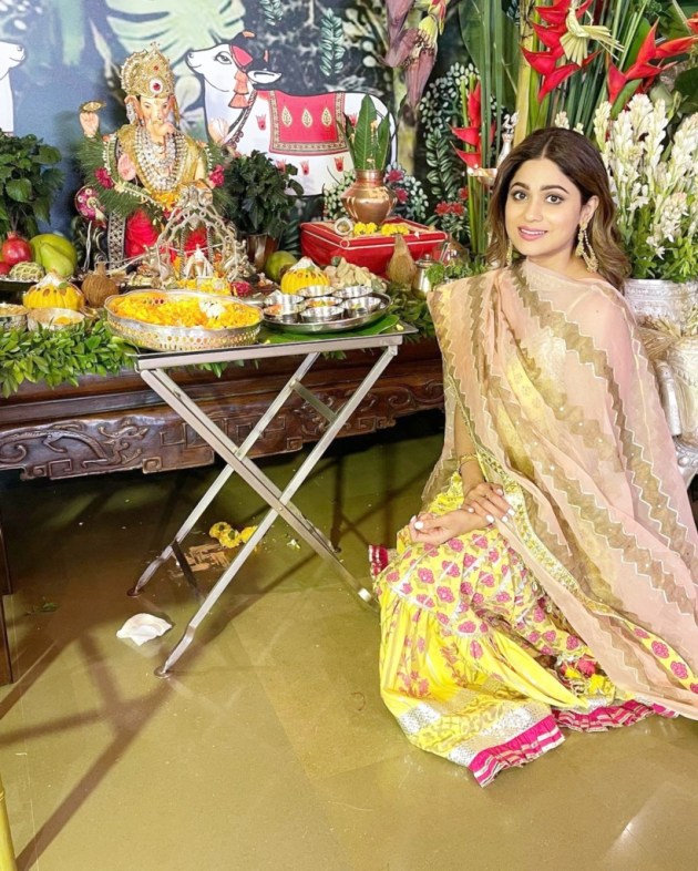 Shilpa Shetty Kundra, raj kundra ganesh puja
