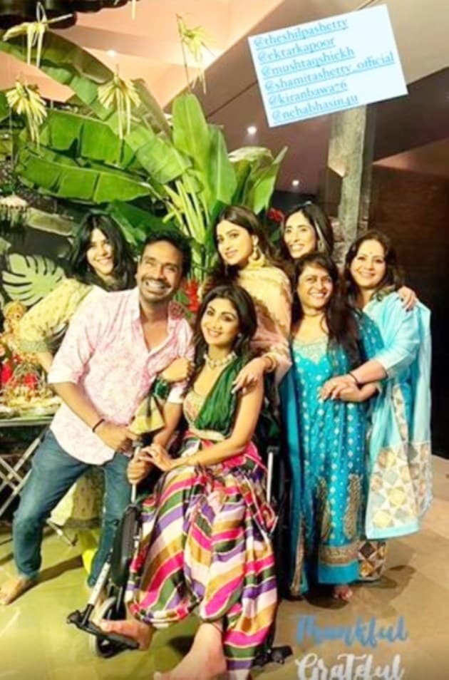Shilpa Shetty Kundra, raj kundra ganesh puja