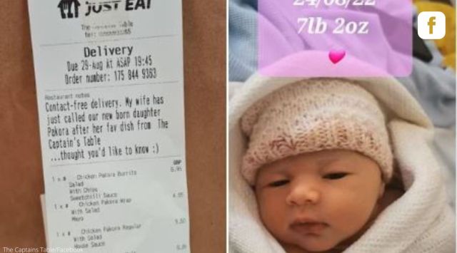 child named after pakora, pakora child's name, UK parents, child's name, indian express