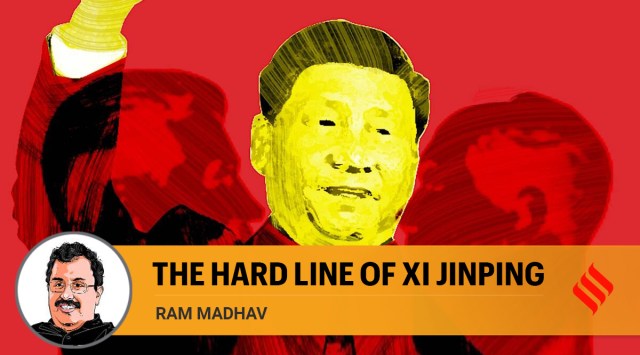Ram Madhav writes: In the last decade, Xi has not only meticulously dismantled Deng’s democratic moderation but also distanced himself from his father whose enormous goodwill was the main reason for Xi’s rise. (Illustration: CR Sasikumar)