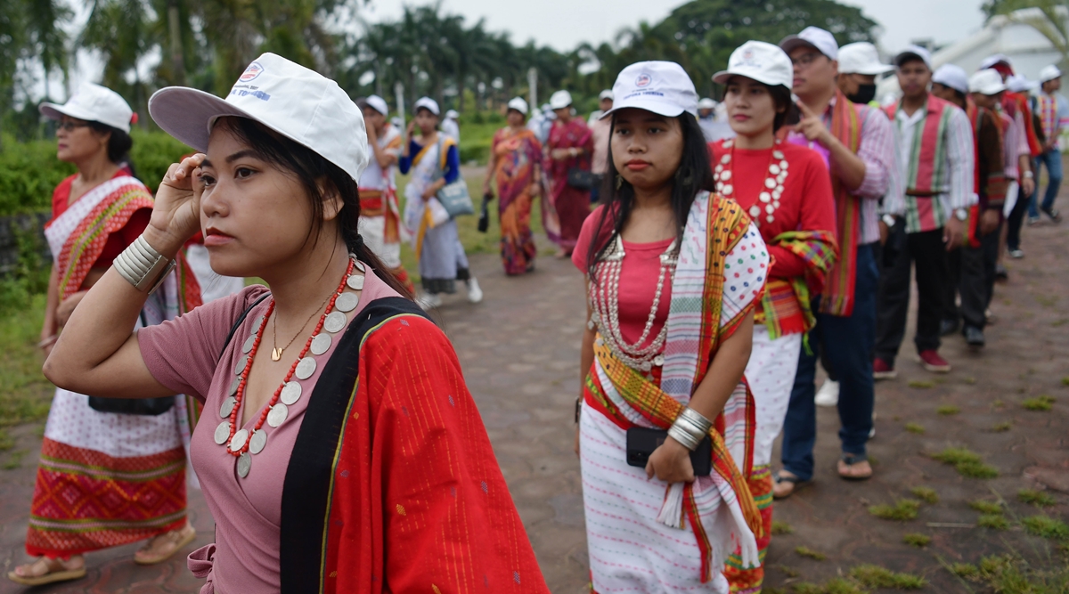 Pin by Lucky Trips on Tripura Traditional Dress | Traditional attires, Traditional  dresses, Types of dresses