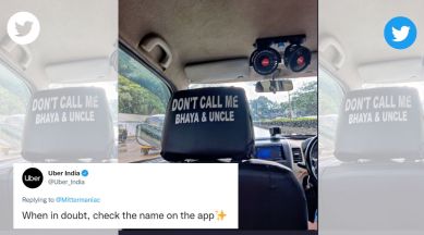Uber India, Uber cab driver request, bhaya or uncle, Twitter, tweet, passengers, cab, taxi, viral, trending