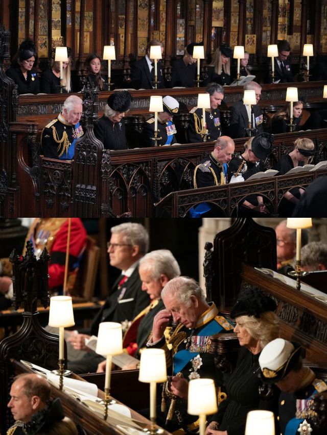 Why King Charles sat behind an empty seat during Queen Elizabeth II’s