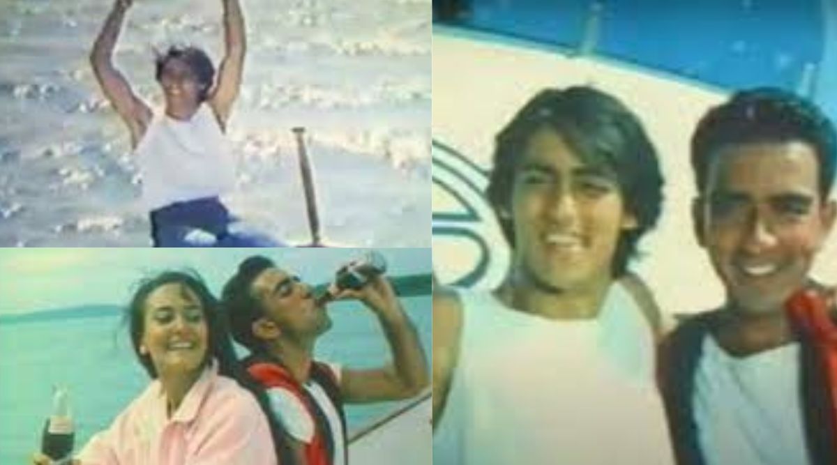 Salmankhan Xvideo - 16-year-old Salman Khan dives into the sea in vintage TV commercial shared  by Ayesha Shroff. Watch here | Bollywood News - The Indian Express