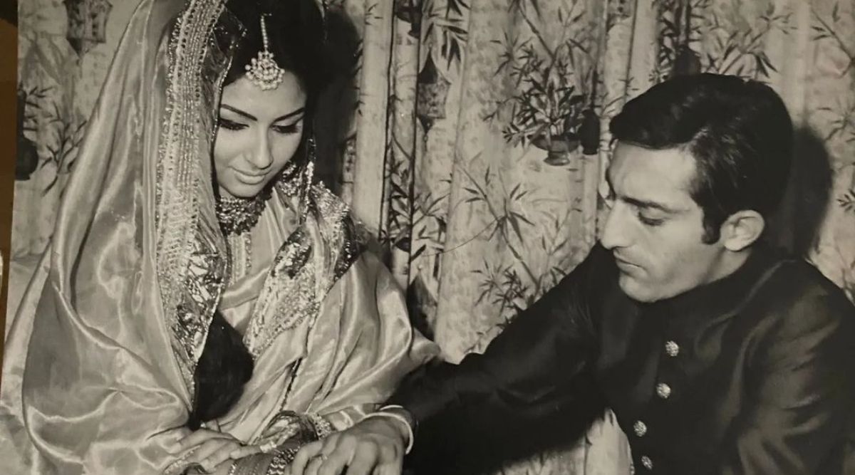 Flashback Friday: Here's a blushing Sharmila Tagore when Mansoor Ali Khan put a ring on her finger | Entertainment News,The Indian Express