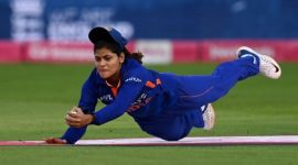 ENG vs IND, IND vs ENG, Radha Yadav catch, Smriti Mandhana, Harmanpreet Kaur