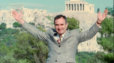alery V. Polyakov, the cosmonaut who set a world record for spending time in space on the MIR space station from Jan. 8, 1994, to March 22, 1995, enjoys a visit to the Philopappos Hill in Athen