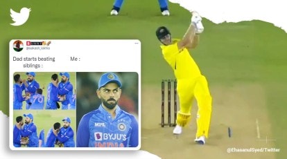 Virat Kohli's shell-shocked expression during Australia's innings sparks  meme fest on Twitter | Trending News,The Indian Express