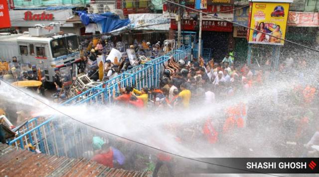  Video clips of Chatterjee being thrashed by about a dozen of agitators went viral on social media, said police. (Express Photo)