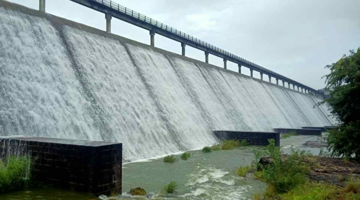 Gujarat: Aji Dam, a source of drinking water for Rajkot, starts overflowing | Rajkot News - The Indian Express