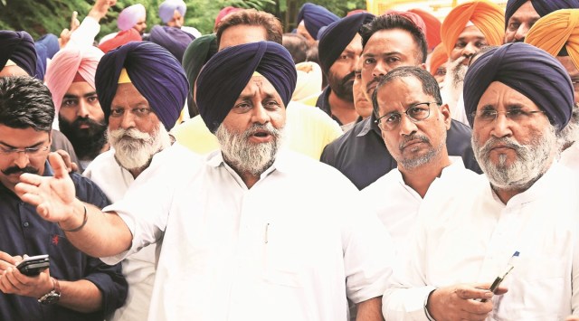 Shiromani Akali Dal president Sukhbir Singh Badal. (File)
