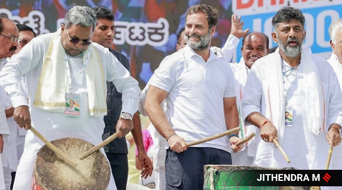 Rahul Gandhi’s Bharat Jodo Yatra Enters Bjp Ruled Karnataka India News News The Indian Express