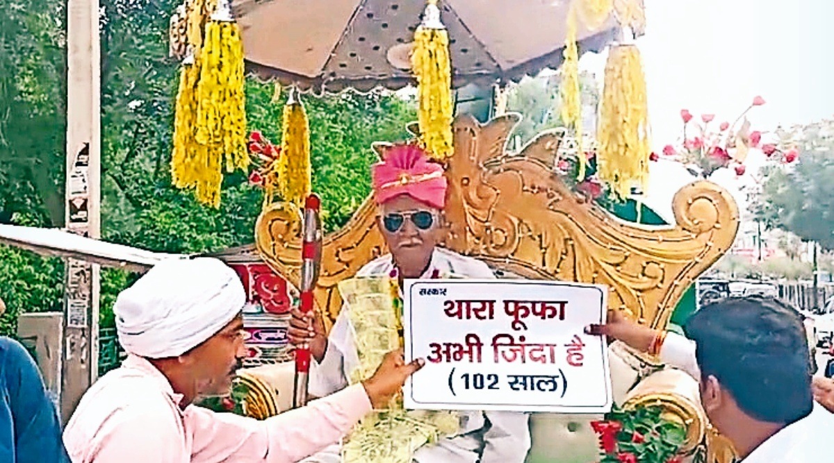 102-year-old man Haryana claims shown dead in ID, Haryana, haryana news, Indian Express, India news, current affairs, Indian Express News Service, Express News Service, Express News, Indian Express India News