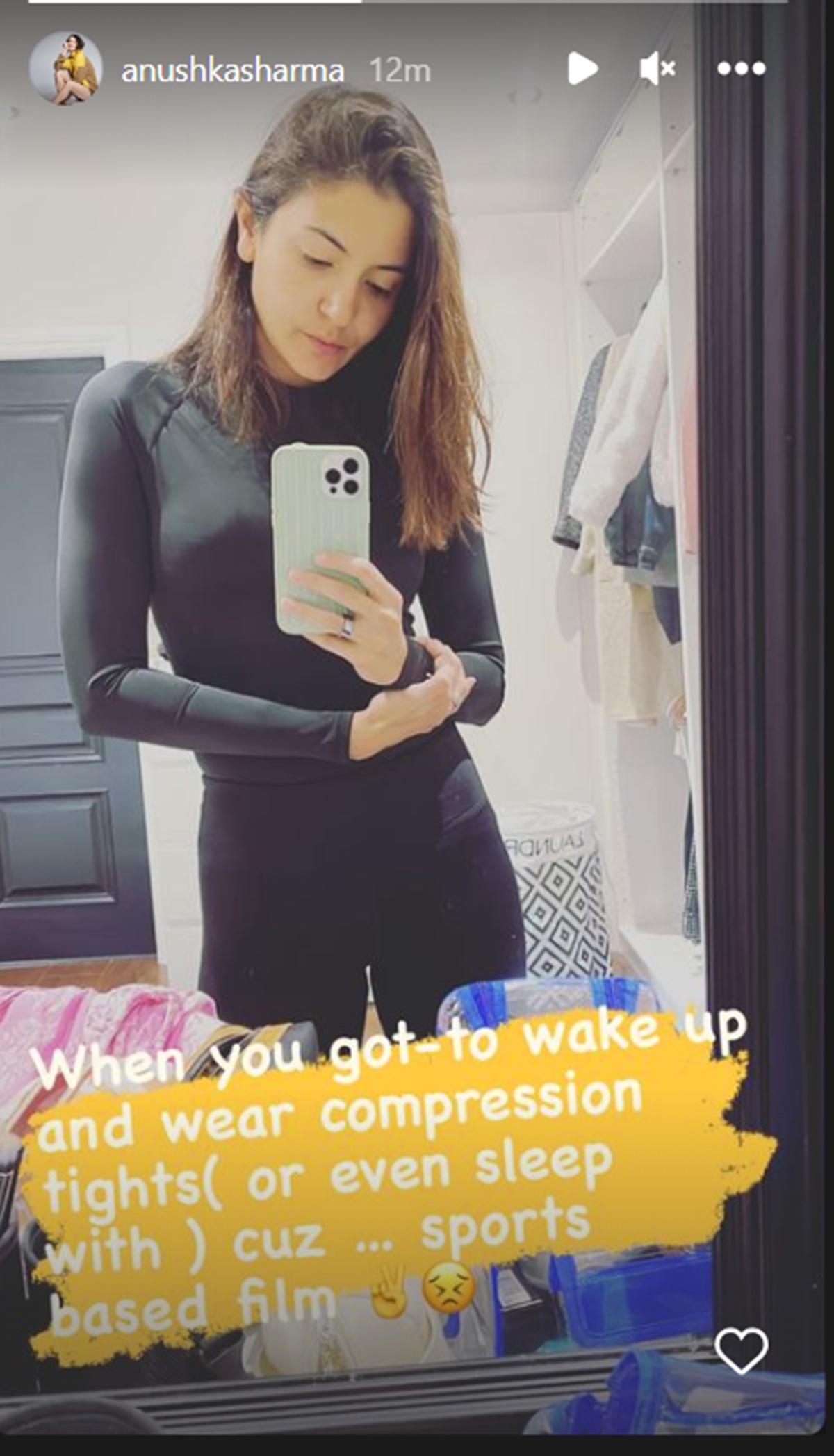 Why Anushka Sharma wears compression tights for Chakda 'Xpress shoot