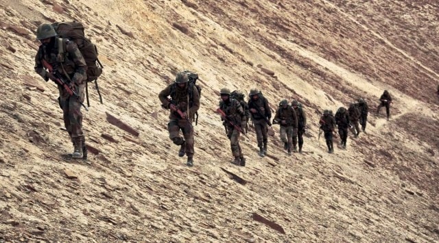 Indian Army's Exercise Parvat Prahar in eastern Ladakh, amid the disengagement with China in the Gogra Heights-Hot Springs area on the LAC. (PTI)
