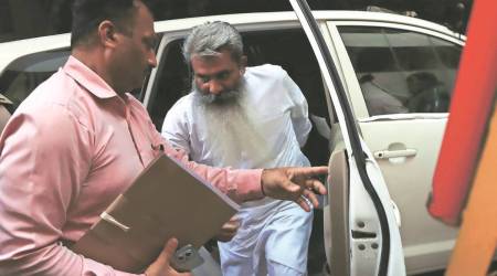 Bharat Bhushan Ashu being produced in court. (File)