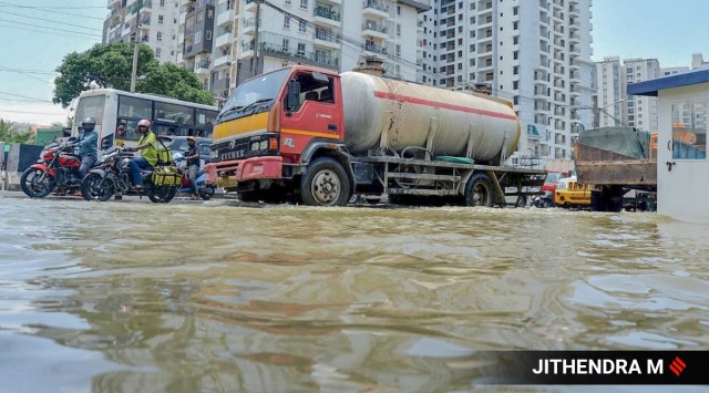 Bengaluru rains: 22-year-old electrocuted as she falls off scooty on ...