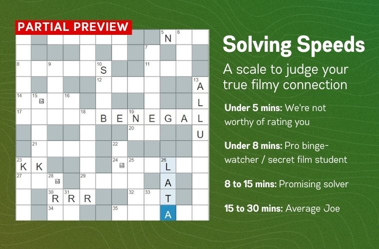 National Cinema Day Crossword: An Ode to the Silver Screen