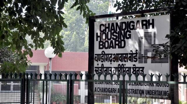 Chandigarh Housing Board office. (Express Photo/File)