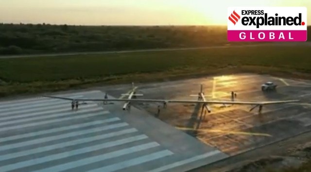 The fact that the drone can operate in near-space – 20 km to 100 km above the Earth's surface – makes it capable of carrying out satellite-like functions. (Photo: Twitter/@SpokespersonCHN)
