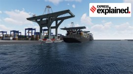 An artist's impression of a container at Bhavnagar port in Gujarat.