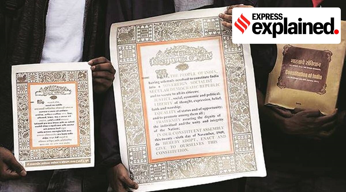 The terms 'socialist' and 'secular' were inserted into the preamble as part of the 42nd Amendment of the Constitution in 1976 during the Emergency imposed by then Prime Minister Indira Gandhi.