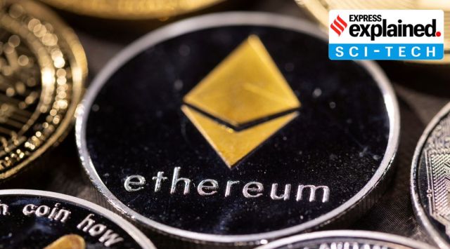 Representation of Ethereum, with its native cryptocurrency ether, is seen in this illustration taken November 29, 2021. (Reuters: Dado Ruvic)