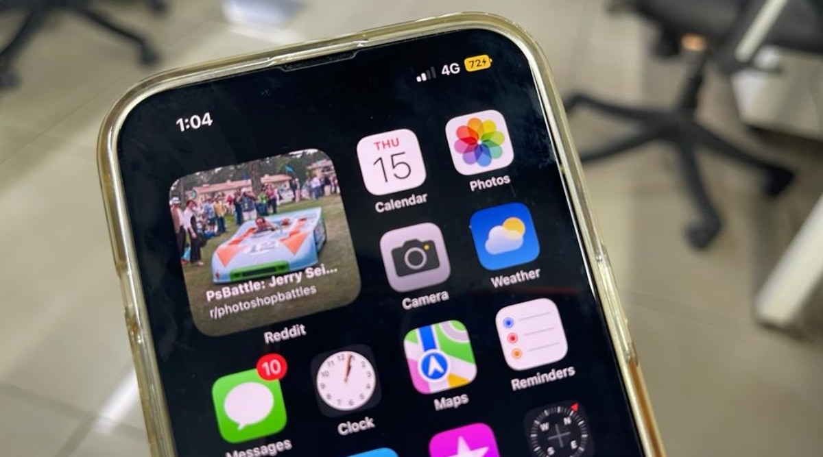 iphone display battery percentage ios 15