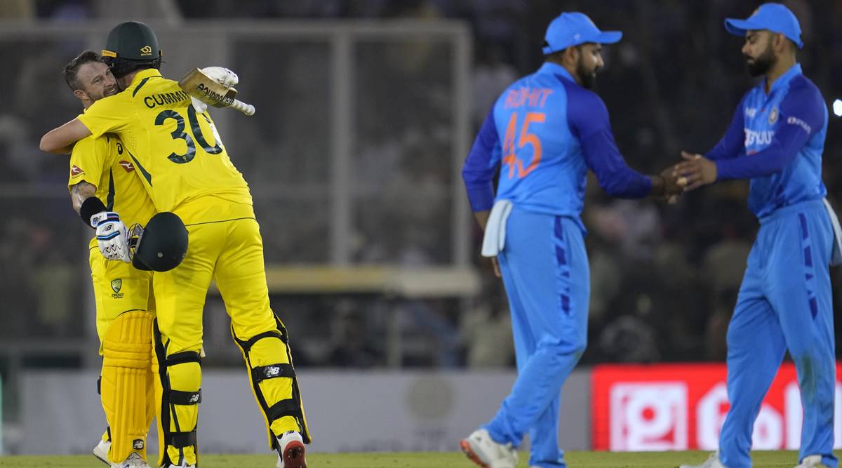 IND vs AUS 1st T20 Highlights Australia chase down 209 to beat India by four wickets